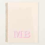 Minimalistisch-Modern-Anfangsmonogramm Planer<br><div class="desc">Navy Blue Minimalistisch Modern Initial Monogram Planer. Erstellen Sie Ihr eigenes personalisiertes Planerheft mit eigenem Anfangsnamen.</div>