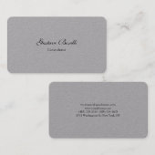 Minimalistisch Modern Beruflich einfach Schlicht Visitenkarte (Vorne/Hinten)