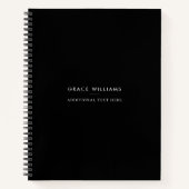 Minimalistisch modern Beruflich Notizblock (Vorderseite)