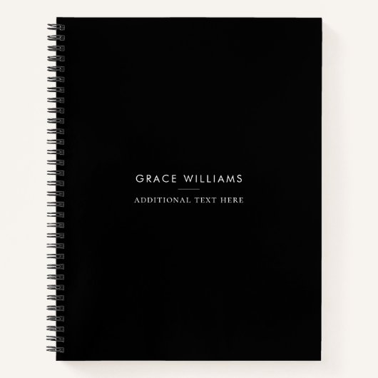 Minimalistisch modern Beruflich Notizblock (Vorderseite)