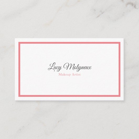 Minimalistisch modern Beruflich Visitenkarte (Vorderseite)