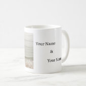 Minimalistisch Modern Best Friend Foto Kaffeetasse (VorderseiteRechts)