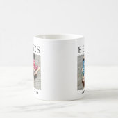 Minimalistisch Modern Best Friends BESTE FREUNDIN  Kaffeetasse (Mittel)