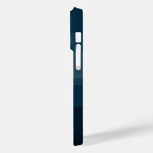 Minimalistisch-modern blau gestreift Case-Mate iPhone hülle (Rückseite / Links)