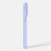 Minimalistisch Modern Blue Initial Monogram iPhone Hülle (Rechte Seite)