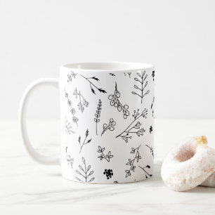 Minimalistisch-modern-botanisch Kaffeetasse