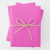 Minimalistisch-Modern-Bublegum-Rosa Geschenkpapier Set (Beispiel)
