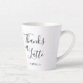 Minimalistisch-modern dank neuester Schwarz-weißer Milchtasse (Rechts)