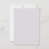 Minimalistisch modern dankeskarte (Rückseite)