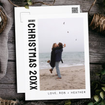 Minimalistisch Modern Ein Foto Personalisiert Weih