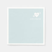 Minimalistisch Modern Einfach und elegant Serviette (Vorderseite)