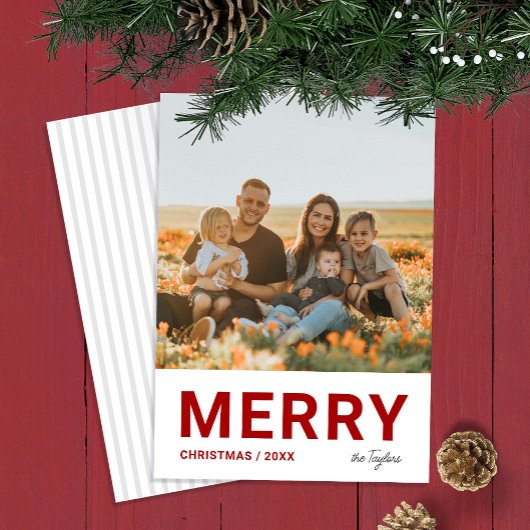 Minimalistisch Modern Einfaches Foto Weihnachten