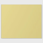 Minimalistisch-modern-flaxelgelb Geschenkpapier (Flach)
