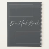 Minimalistisch-modern, Hochzeitsplaner 10 Planer (Rückseite)