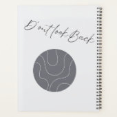 Minimalistisch-modern, Hochzeitsplaner 11 Planer (Rückseite)