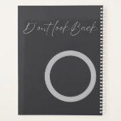 Minimalistisch-modern, Hochzeitsplaner 12 Planer (Rückseite)