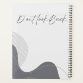 Minimalistisch-modern, Hochzeitsplaner 13 Planer (Rückseite)