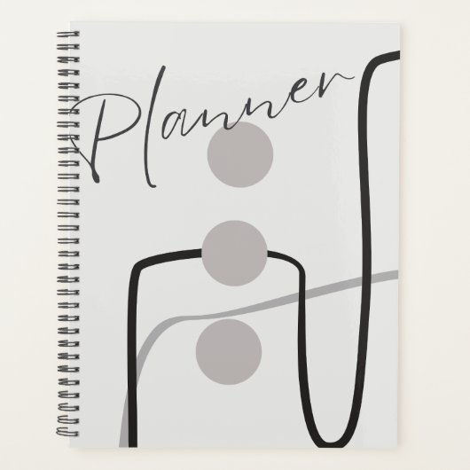 Minimalistisch-modern, Hochzeitsplaner 13 Planer (Vorderseite)