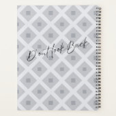 Minimalistisch-modern, Hochzeitsplaner 23 Planer (Rückseite)