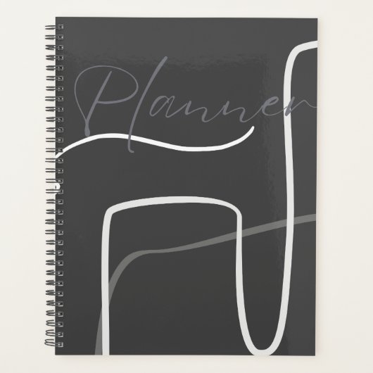 Minimalistisch-modern, Hochzeitsplaner 4 Planer (Vorderseite)