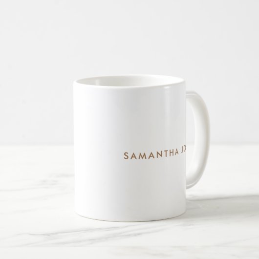 Minimalistisch modern kaffeetasse (VorderseiteRechts)