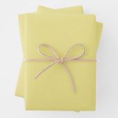 Minimalistisch Modern Khaki Geschenkpapier Set (Beispiel)