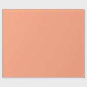 Minimalistisch Modern Light Lachs Red Geschenkpapier (Flach)