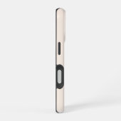 Minimalistisch-Modern-Monogramm iPhone 16 Hülle (Rechte Seite)