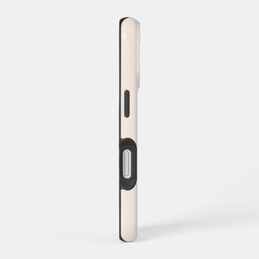 Minimalistisch-Modern-Monogramm iPhone 16 Hülle (Rechte Seite)