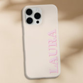 Minimalistisch-Modern-Monogramm iPhone Hülle