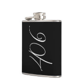 Minimalistisch Modern Montana 406 Schwarz Flachmann (Links)