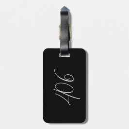 Minimalistisch Modern Montana 406 Schwarz Gepäckanhänger