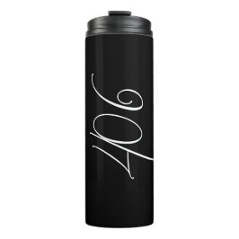 Minimalistisch Modern Montana 406 Schwarz Thermosbecher