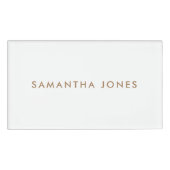 Minimalistisch modern namenschild (Vorderseite)