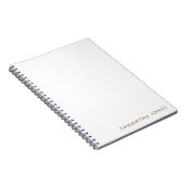 Minimalistisch modern notizblock (Rechte Seite)