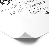 Minimalistisch Modern Parfait Bar Brunch Sign Poster (Ecke)