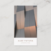 Minimalistisch-Modern-Pro-Design-Architektur Qr-Co Visitenkarte (Vorderseite)