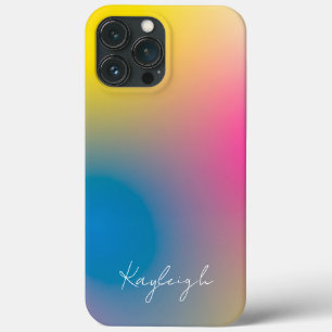 Minimalistisch Modern Rainbow Ombre w/Individuelle Case-Mate iPhone Hülle