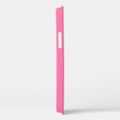 Minimalistisch Modern rosa Anfangsmonogramm Case-Mate iPhone Hülle (Rückseite / Rechts)