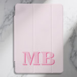 Minimalistisch Modern rosa Anfangsmonogramm iPad Pro Cover<br><div class="desc">Pink Minimalistisch Modern Initial Monogram iPad Gehäuse. Erstellen Sie Ihren eigenen personalisierten iPad Case mit einem benutzerdefinierten Initialnamen.</div>