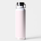 Minimalistisch Modern rosa Anfangsmonogramm Trinkflasche (Rückseite)