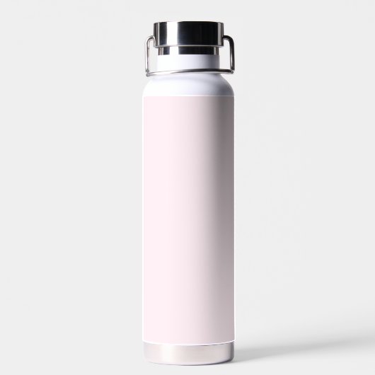 Minimalistisch Modern rosa Anfangsmonogramm Trinkflasche (Rückseite)