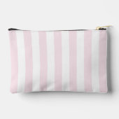 Minimalistisch Modern rosa Anfangsmonogramm Zubehörtasche (Rückseite)