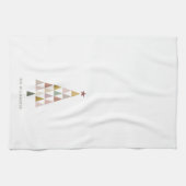 Minimalistisch Modern Scandi Einfaches Weihnachtsb Geschirrtuch (Horizontal)