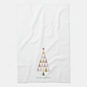 Minimalistisch Modern Scandi Einfaches Weihnachtsb Geschirrtuch (Vertikal)