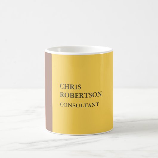 Minimalistisch modern Schlicht Kaffeetasse (Mittel)