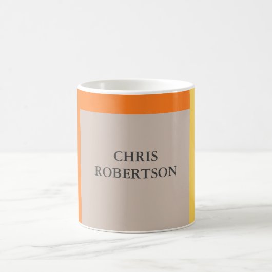 Minimalistisch modern Schlicht Kaffeetasse (Mittel)