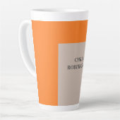 Minimalistisch modern Schlicht Milchtasse (Linke Ecke)