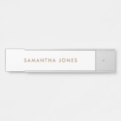 Minimalistisch modern türschild (Vorderseite )