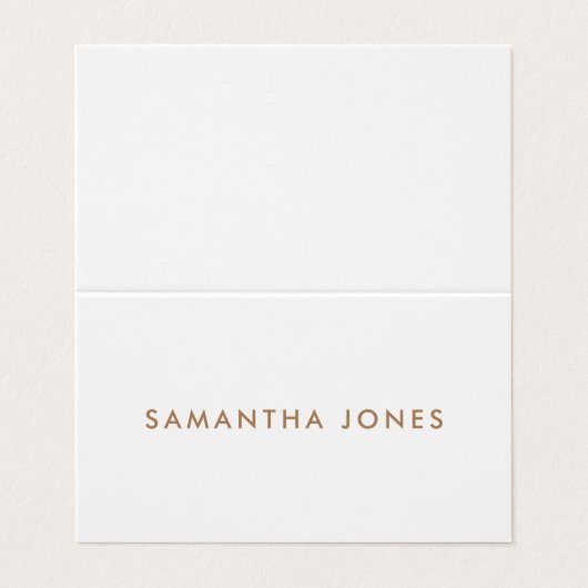 Minimalistisch modern visitenkarten (Außenseite Aufgefaltet)